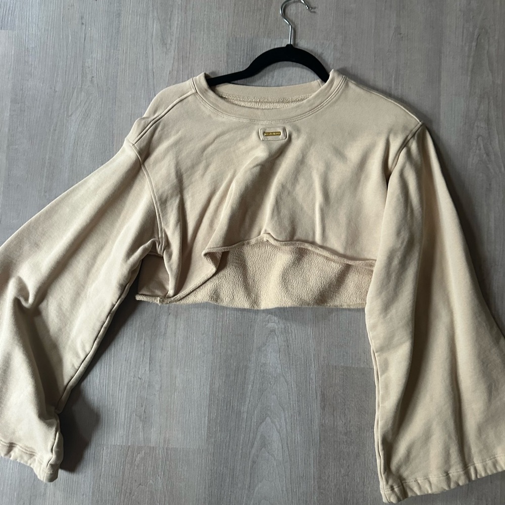 Cleo Harper Beige Crop Top